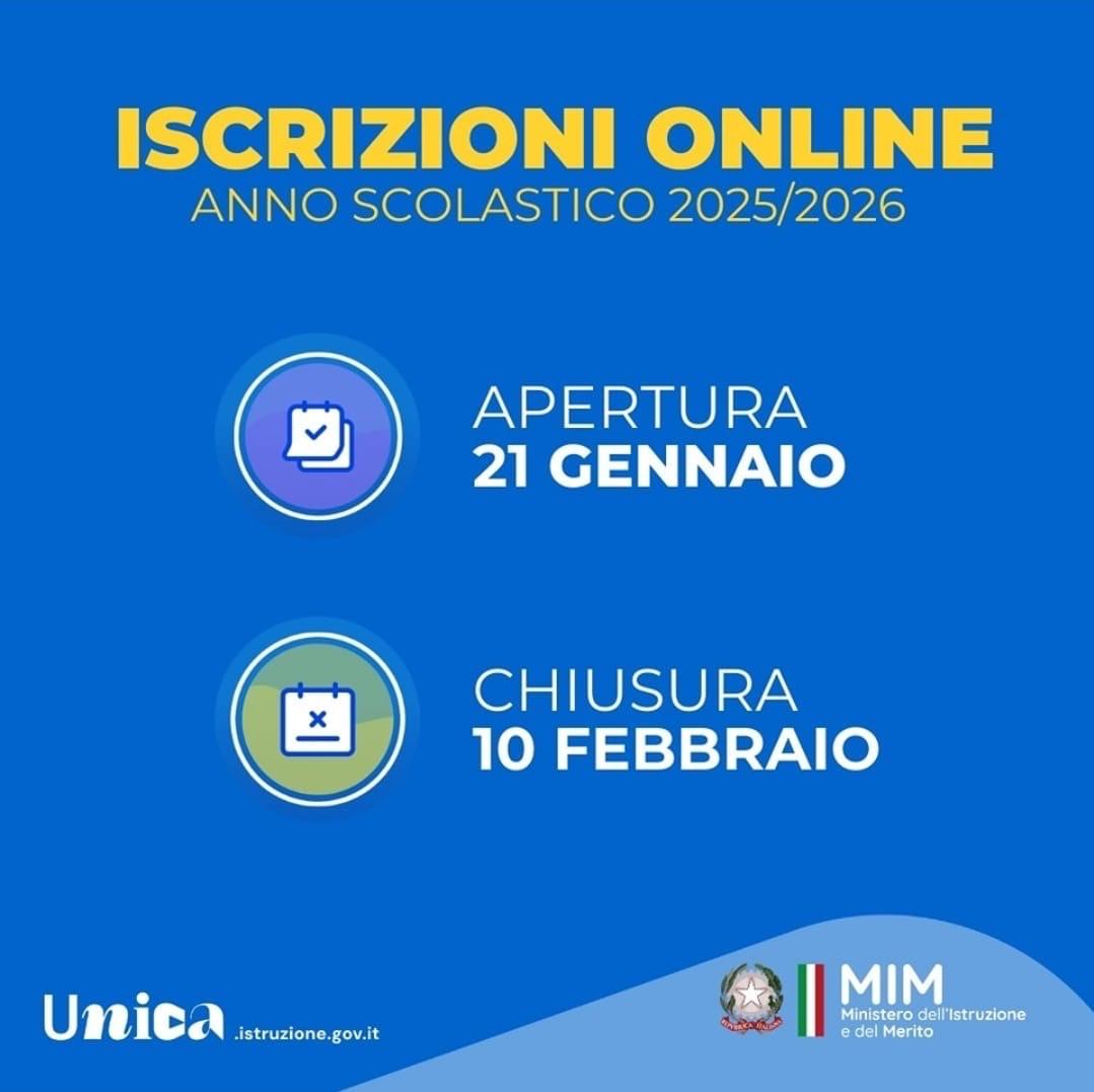 Iscrizioni online a.s.2025/2026
